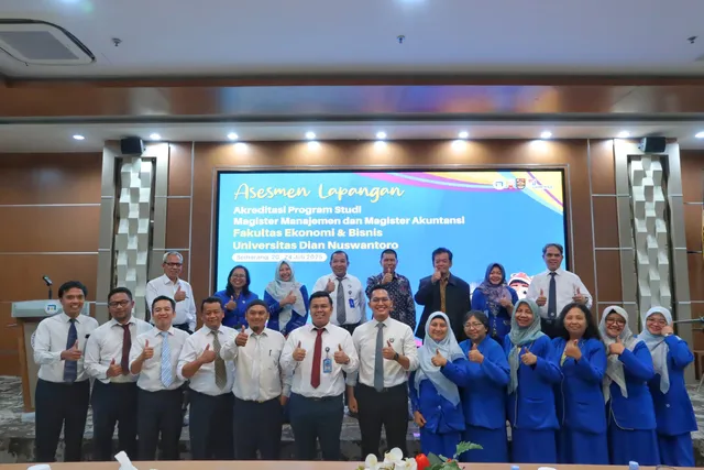 Upaya Tingkatkan Status Akreditasi, LAMEMBA Lakukan Asesmen Lapangan untuk Dua Program Pascasarjana FEB Udinus