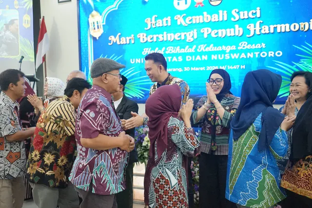 Momen Halalbihalal Udinus, Perkuat Sinergi dan Hati yang Bersih Jalankan Visi Kampus