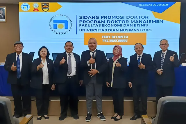 Doktor Baru dari Udinus, Fery Riyanto: Pelatihan Digital ASN Harus Sesuai Karakter Generasi