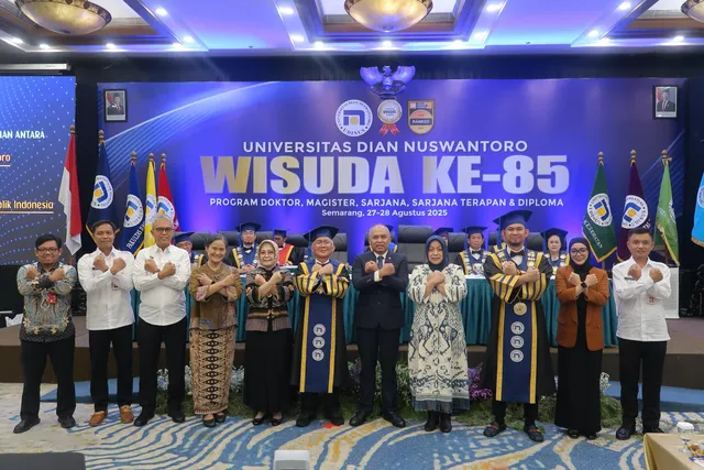 Wisuda ke-85 Udinus Hari Kedua, Jalin Kerja Sama Strategis dengan Industri di Sektor Teknologi dan Keamanan Siber