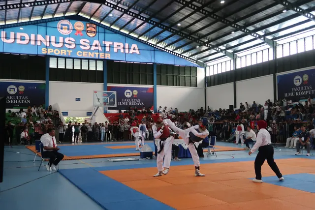 Wadahi 219 Atlet Taekwondo di Tingkat SMA, Udinus Siap Berikan Beasiswa Pendidikan untuk Peraih Juara