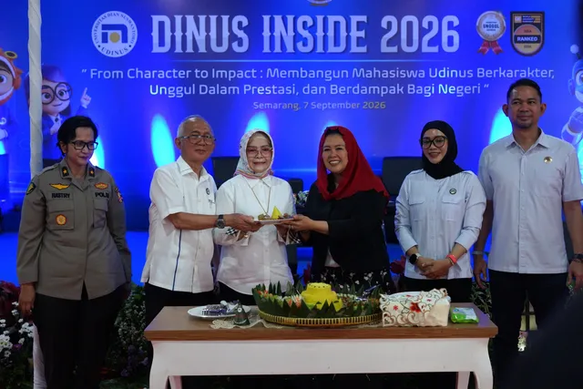 Udinus Bekali 3.658 Mahasiswa Baru Nilai Kepemimpinan dan Penanggulangan Kekerasan Seksual dalam Kuliah Umum Dinus Inside 2026