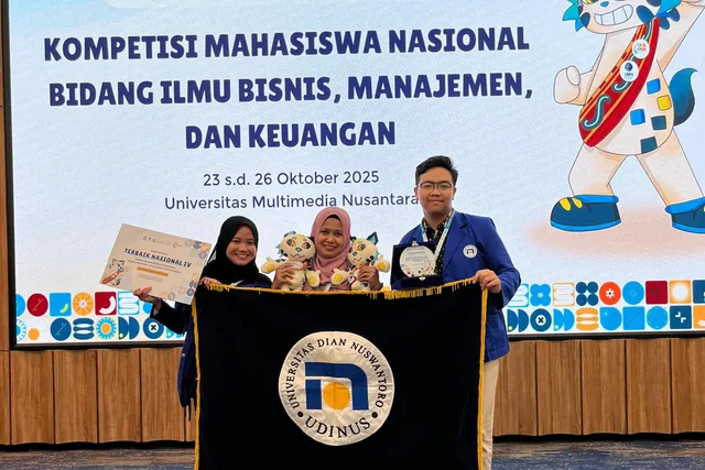 Sabet Prestasi di KBMK 2025, Tim Mahasiswa Udinus Usung Ide Integrasi Teknologi Digital Twin