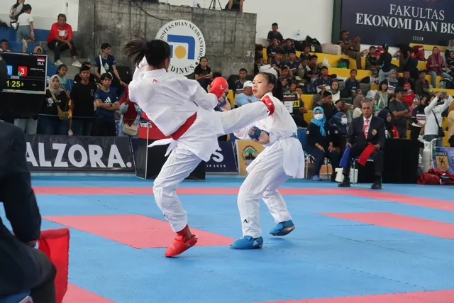 650 Atlet Muda Cabor Karate Sukses Ikuti Piala Rektor Udinus Karate Championship 2025
