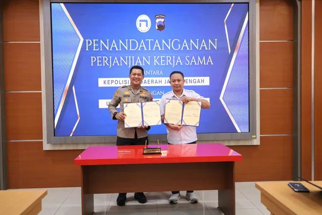 Udinus dan Polda Jateng Resmi Bentuk Pusat Studi Kepolisian, Perkuat Sinergi Akademik